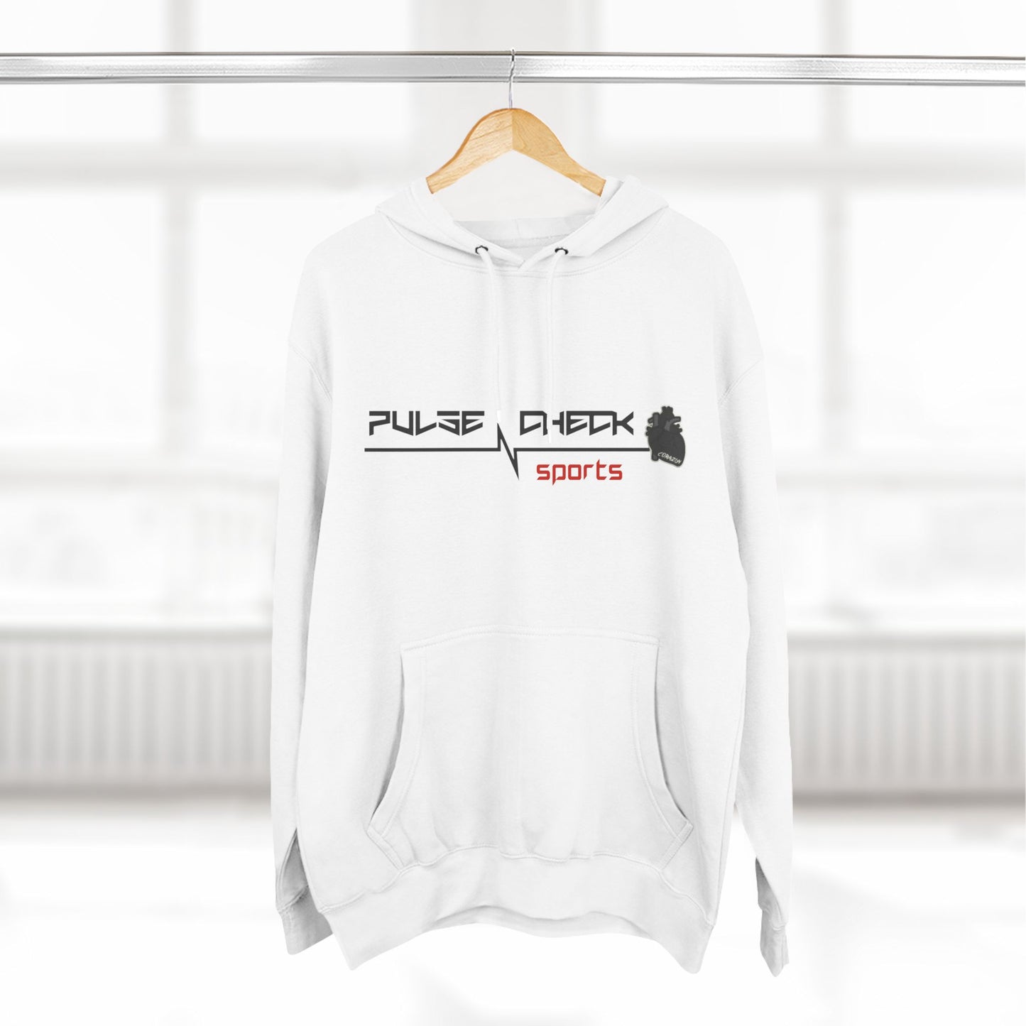 Three-Panel Fleece Hoodie